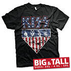 KISS: Unisex T-Shirt/Stars And Stripes