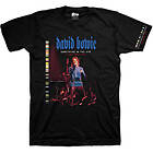Bowie: Unisex T-Shirt/Live In Paris (Sleeve Print)