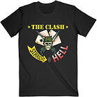 Clash: Unisex T-Shirt/Straight To Hell Single