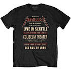 Metallica: Unisex T-Shirt/Seattle '89 (Eco-Friendly)