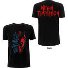Within Temptation: Ladies T-Shirt/Purge (Red Face) (Back Print)