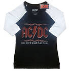 AC/DC: Ladies Raglan T-Shirt/Hell Ain't A Bad Place
