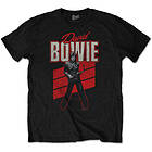 Bowie: Unisex T-Shirt/Red Sax