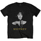 Whitney Houston: Unisex T-Shirt/Black & Photo