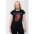 Rolling Stones: Ladies T-Shirt/Plastered Tongue