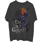 : Unisex T-Shirt/The Nightmare Before Christmas Oh My Gourd (Medium)