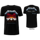 Metallica: Unisex T-Shirt/Master of Puppets Tracks (Back Print)