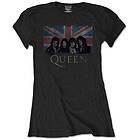 : Ladies T-Shirt/Union Jack Vintage (Retail Pack) (Small)