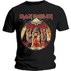 Maiden: Unisex T-Shirt/Powerslave Lightning Circle