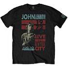 John Lennon: Unisex T-Shirt/Live in NYC