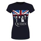 : Ladies T-Shirt/Vintage Union Jack (Small)