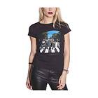 Beatles: Ladies T-Shirt/Abbey Road (Back Print) (Small)