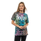 The Beatles: Unisex T-Shirt/Drop T Logo (Wash Collection)