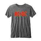 AC/DC: Unisex T-Shirt/Logo (Burnout)