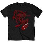 The Rolling Stones: Unisex T-Shirt/Script Logo (Soft Hand Inks)