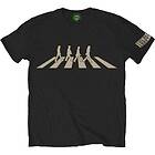 The Beatles: Unisex T-Shirt/Abbey Road Silhouette