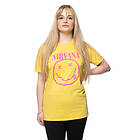 Nirvana: Unisex T-Shirt/Pink Smiley