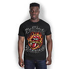 Rolling Stones: Unisex T-Shirt/Flaming Tattoo Tongue