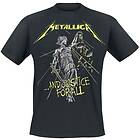 Metallica: Unisex T-Shirt/And Justice For All Tracks (Back Print)