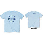 The Beatles: Unisex T-Shirt/A Day in the (Back Print)