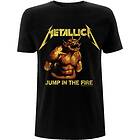 Metallica: Unisex T-Shirt/Jump In The Fire Vintage