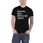 Queen: Unisex T-Shirt/Helvetica Band