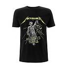 Metallica: Unisex T-Shirt/And Justice All Tracks (Back Print)