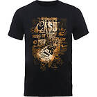 Johnny Cash: Unisex T-Shirt/Guitar Song Titles