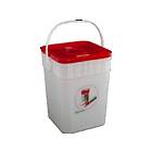 Giganplast Trash can red ()