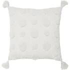 Svanefors Kuddfodral Pom, 45x45 cm Offwhite 45
