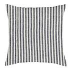 Boel & Jan Kuddfodral Rough linen stripe 45x45 cm Mörkblå 45