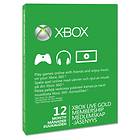 Microsoft Xbox Live Gold 12 Month Card