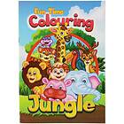 Carioca Målarbok Fun Time Colouring Jungle 16 Sidor One Size Målarbok