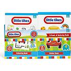 Little Tikes 3 Pack of Activity Pads ? Kids Packs Including: A4 Colouring Book, Sticker Book and A3 Art Pad in 1 Books