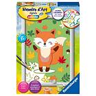 Ravensburger – Numéro d’Art petit format – Renard – Loisir créatif – Kit de peinture par numéros – Activité détente et créative – Dès 7 ans 