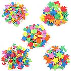 For CDJX 710 Pieces Geometry Foam Stickers,Assorted Colors Self-Adhesive Stickers Crafts Arts Making Children's DIY Scrapbooking...