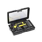 Stanley Ratcheting screwdriver with bit and socket set 40 delar i fodral