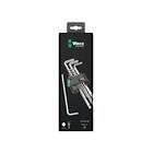 Wera 05073391001, Insexnycklar med L-handtag, set, Metrisk, 9 styck, 1,5,2,2,5,3,4,5,6,8,10 mm, Krom, 25 mm