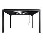 Metalcraft Pergola Öppningsbara taklameller 3x4 m 3x4, premium (139-1-1006)