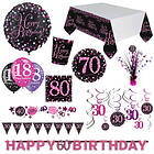 Unbranded Pink 40th Birthday Letter Banner Party Happy Celebration Decorations pink birthday party letter banner happy celebration decoratio