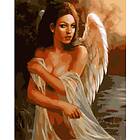 For Adult Paint By Numbers Kits Sexy Angel Beauty Diy Painting Adults Beginner With 3 Brushes & Bright Colors Painting On Canvas 16X20 Inch 