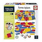 Educa Learning is Fun Logic Blocks, 48 Formes de 4 Formes différentes. Jeu éducatif pour Les Enfants pour Apprendre différents Concepts et F