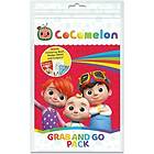 Cocomelon Grab & Go Pack Mini Colouring Book Stickers Crayons Party Bag Idea