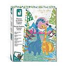 Janod - ‘Cats and Dogs’ Paint by Numbers Set - 2 Paintings to Complete - Les Ateliers du Calme - Children’s Arts & Crafts Kit - 7 Years + - 
