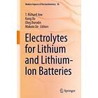 Electrolytes for Lithium and Lithium-Ion Batteries Engelska Hardback