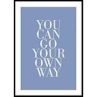 My Way Poster 21x30 cm