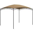 Be Basic Paviljong 3x4x2,65 m gråbrun 180g/m² Taupe