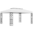 Be Basic Paviljong med dobbelt tak 3x4 m hvit Hvit