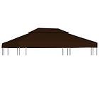 Be Basic Dobbel toppduk til paviljong 310g/m² 4x3 m brun
