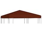 Be Basic Toppduk til paviljong 310g/m² 3x3 m terrakotta